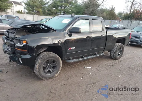 2017 Chevrolet Silverado 1500 2Lt из США, поврежденный, VIN 1GCVKREC5HZ188819